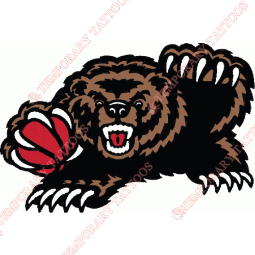 Memphis Grizzlies Customize Temporary Tattoos Stickers NO.1063